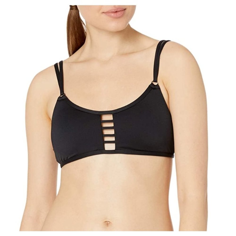 Swim Systems Women's Trellis Bralette, Black, M